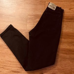 Vintage Jordache black high-waisted jeans